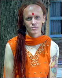 Steve Cooper in Hindu Goddess days.