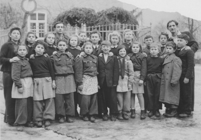 Children at a Displaced Persons camp in Germany in 1946